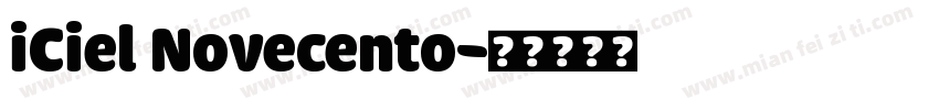 iCiel Novecento字体转换